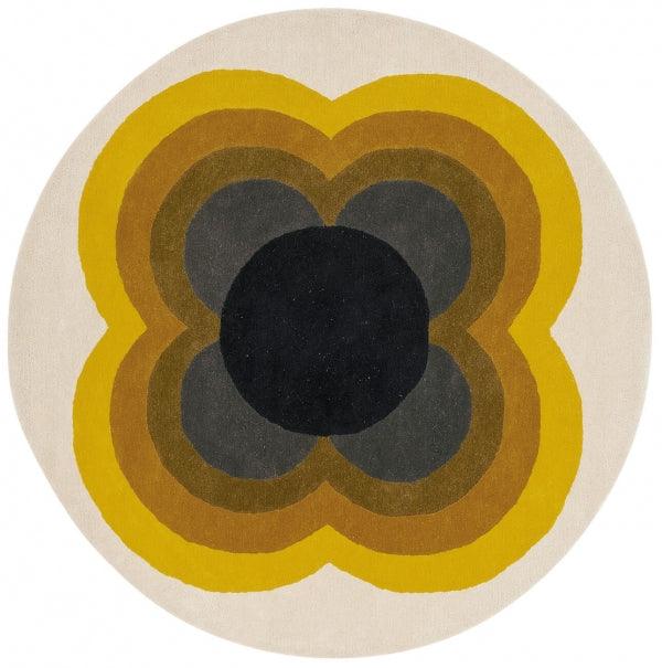 ORLA KIELY SUNFLOWER YELLOW 060006 ROUND