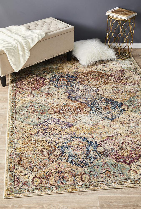 Sharzad Multi Vintage Look Rug