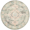 Arvin Loomed Grey Round Rug