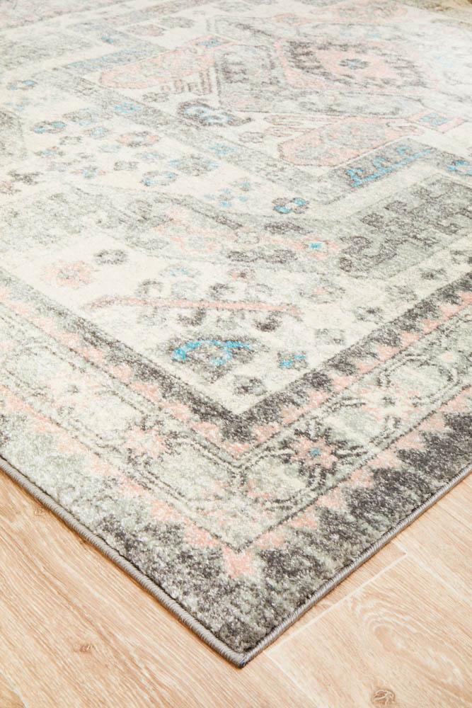 Arvin Power Loomed Silver Rug