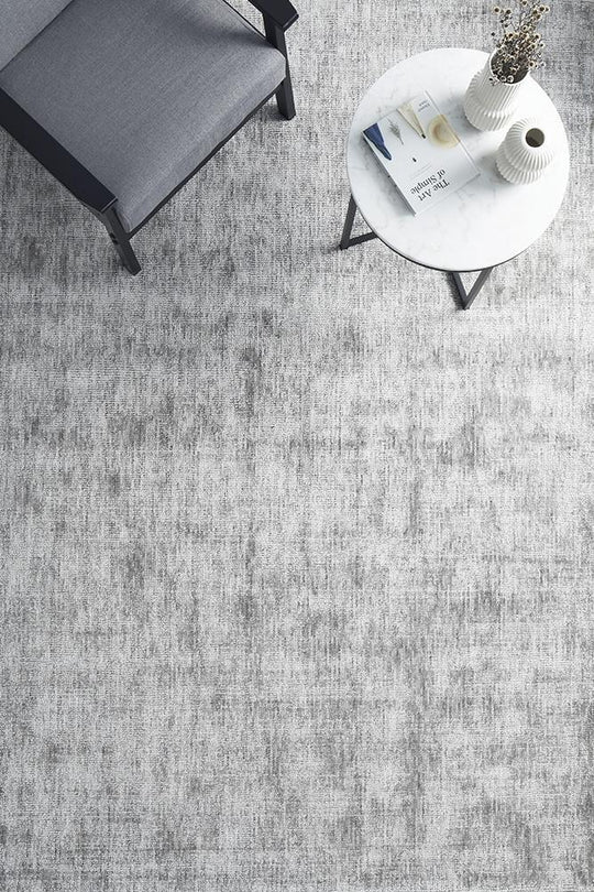 Kabul Hand Loomed Silver Rug