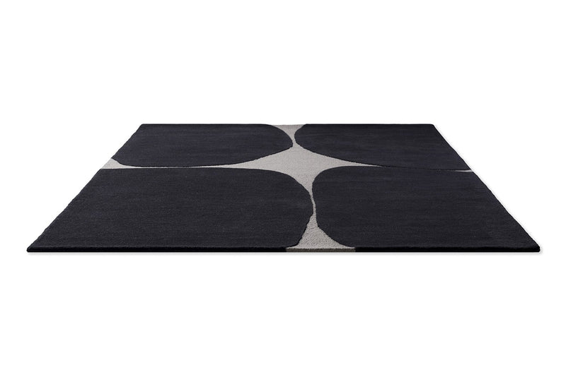 Decor Bruta 092205 Rugs by Brink and Campman in Off Black