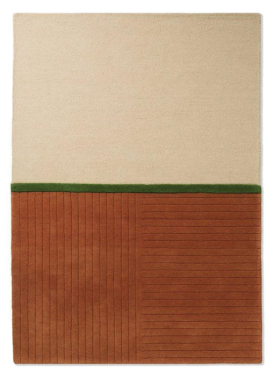 Decor Rhythm 098003 Rugs by Brink and Campman in Tangerine