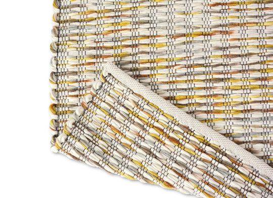 Grain 013506 Wool Rugs in Yellow by Brink and Campman