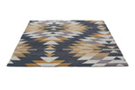 Elwana Geometric Wool Rugs 140208 Jute by Harlequin