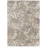 Acanthus Leaf Wool Rugs 126904 in Mole By William Morris