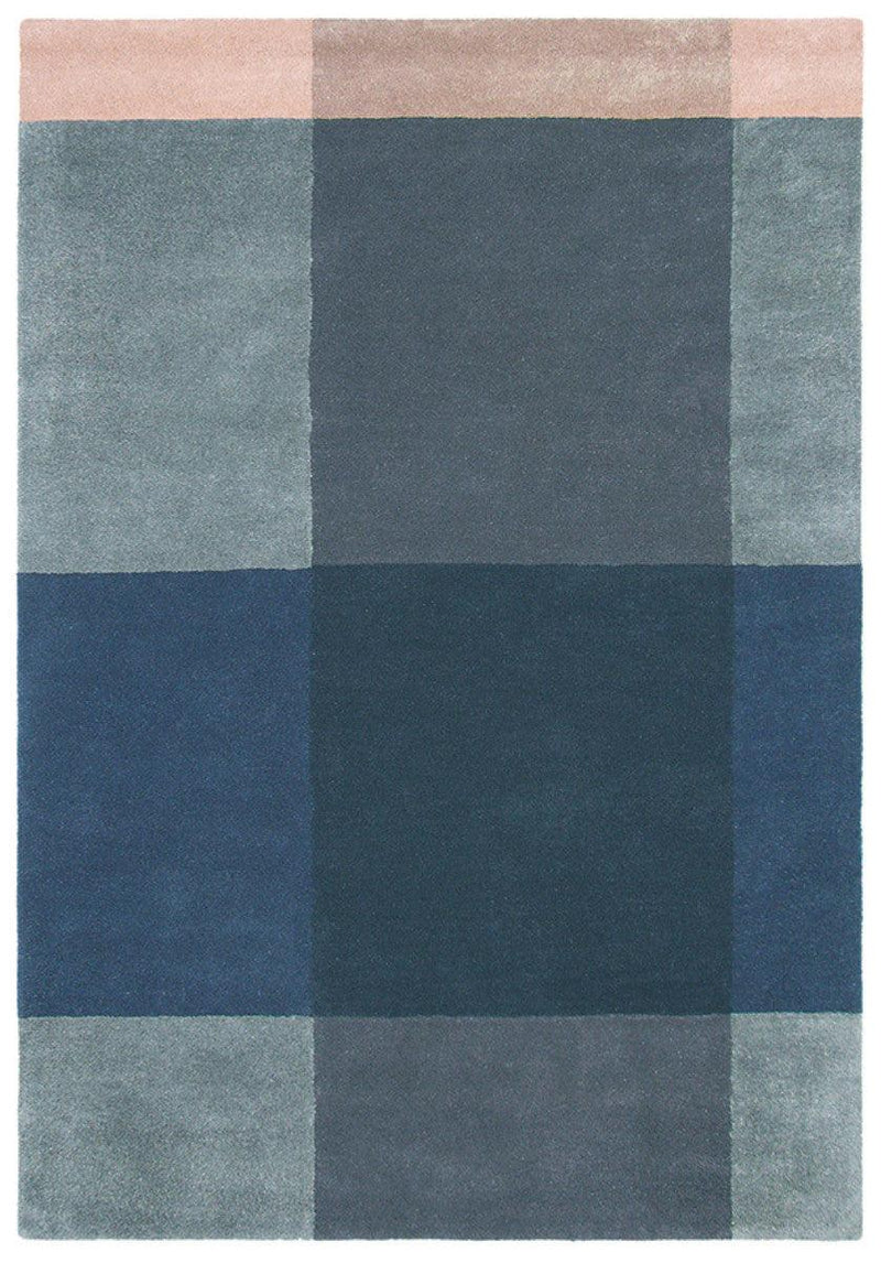 Ted Baker Plaid Grey 57804 - aladdinrugs - 2