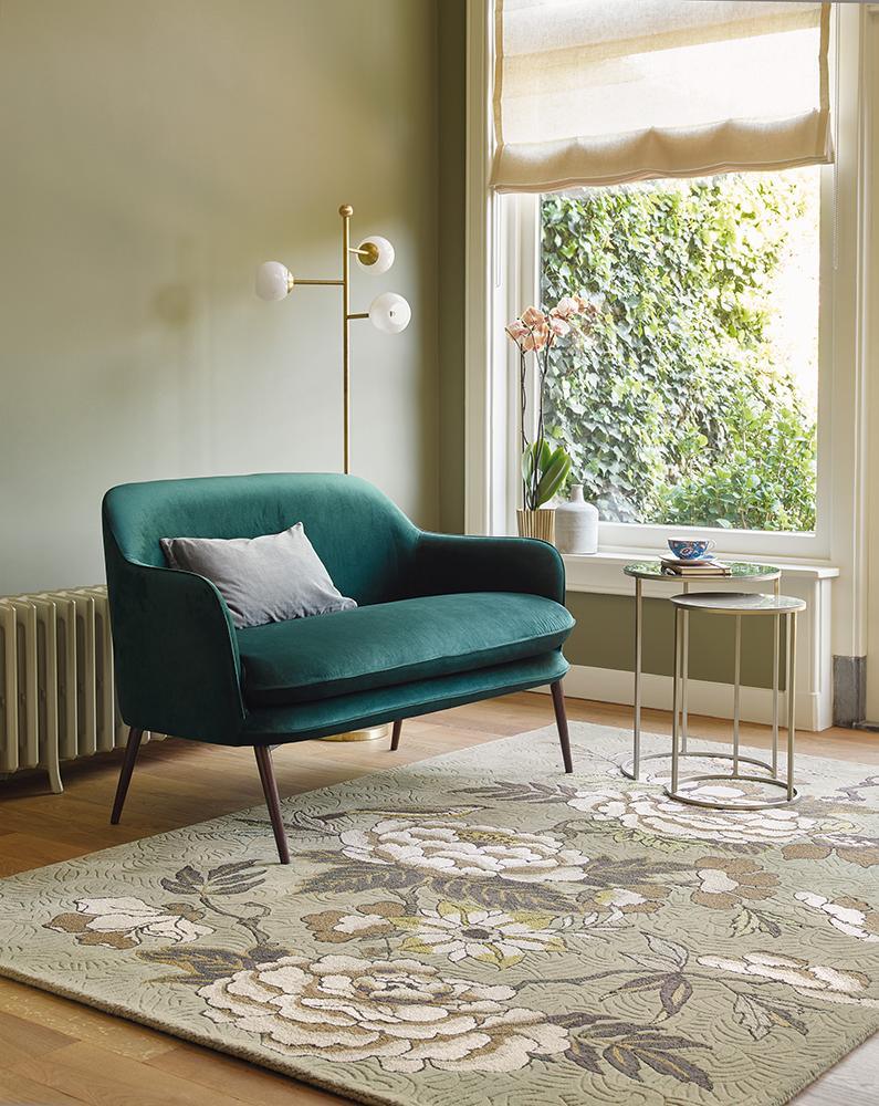 Paeonia Neutral Rugs 37904 by Wedgwood
