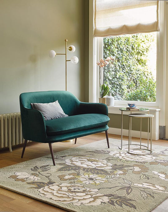 Paeonia Neutral Rugs 37904 by Wedgwood