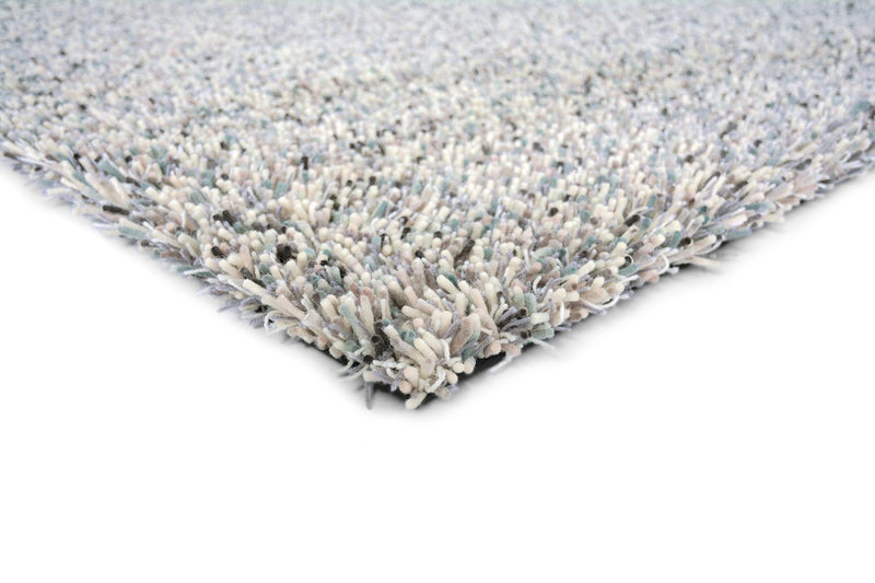 Young 061804 Wool Shaggy Rugs in Blue Green by Brink and Campman