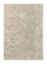 Young 061806 Wool Shaggy Rugs in Yellow by Brink and Campman