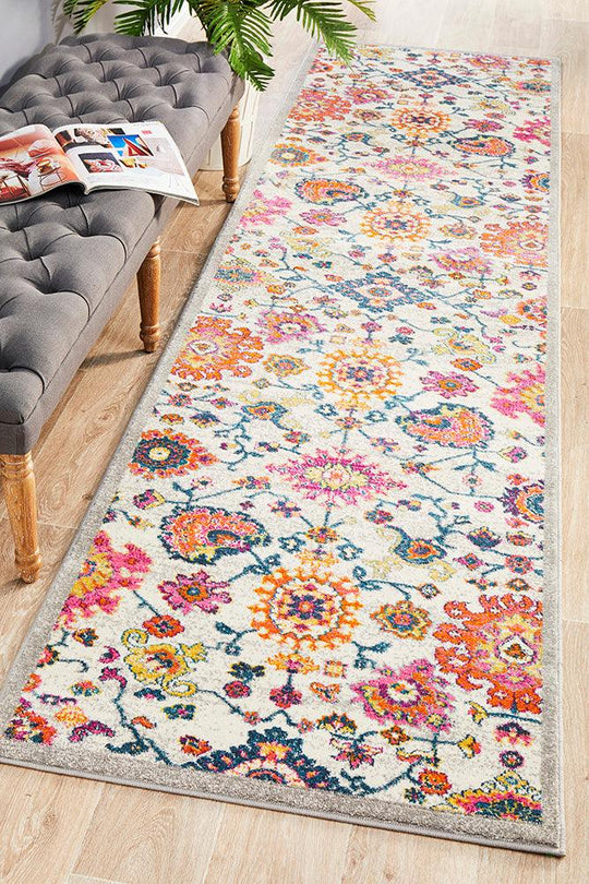 Serkan Vintage Look Multi  Runner Rug