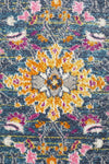 Yeter Vintage Look Blue  Runner Rug