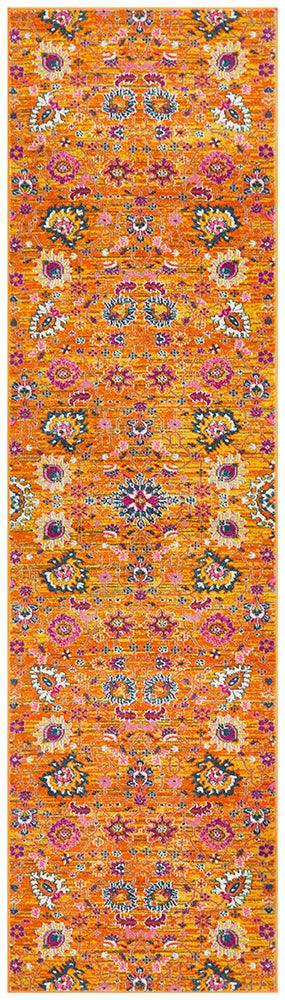Yeter Vintage Look Rust Runner Rug – Aladdin Rugs NZ