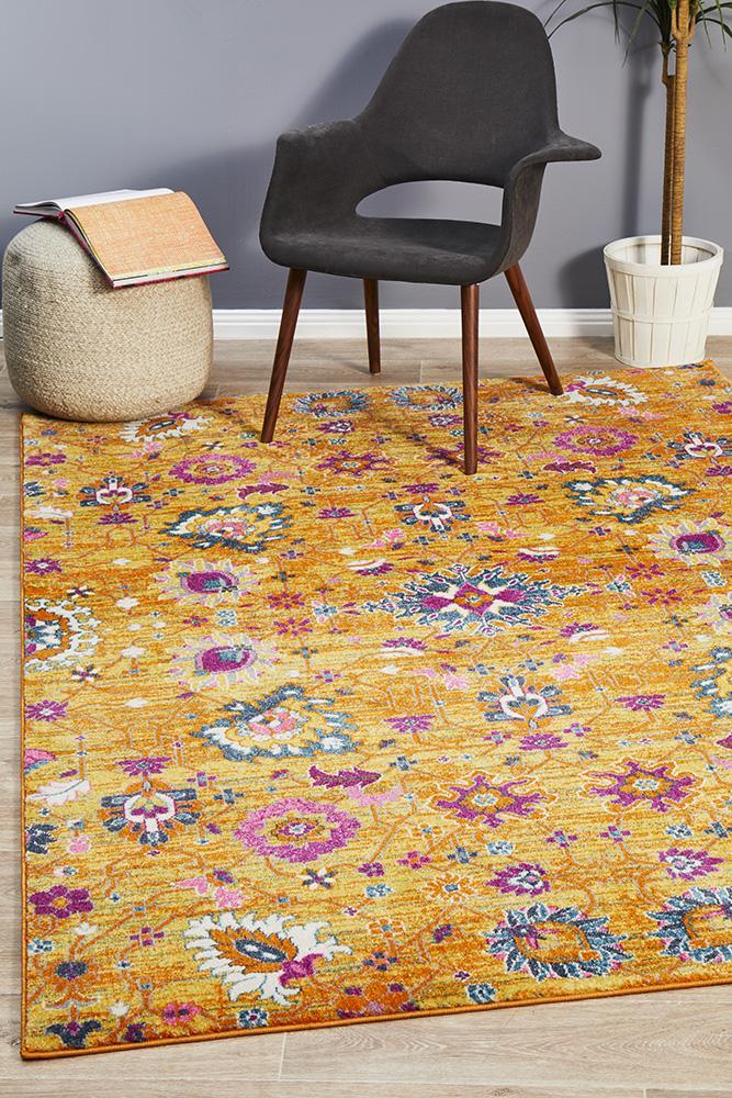 Yeter Vintage Look  Rust Rug