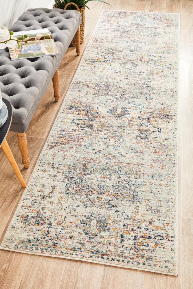 Tina 911 Silver Runner Rug
