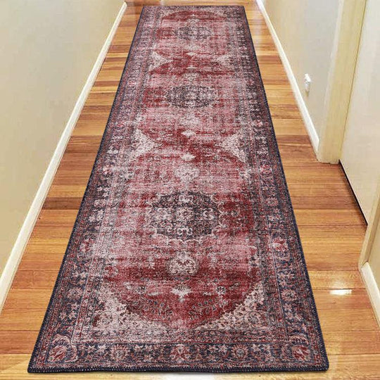 Persian Vintage 2017 Red Hallway Runner
