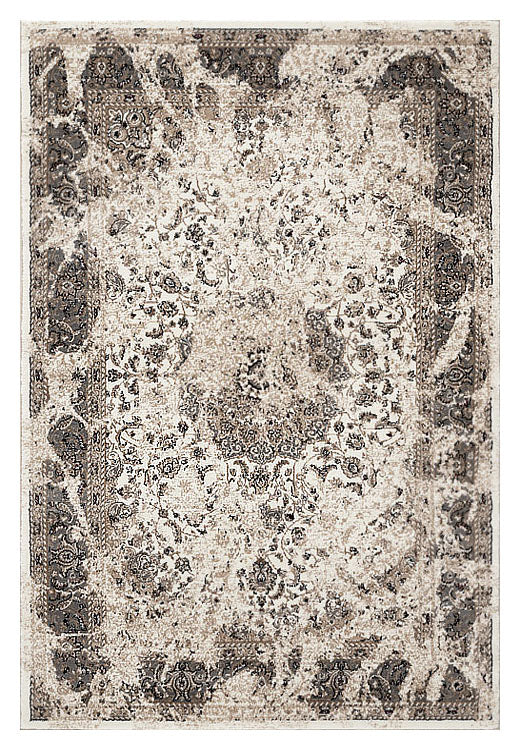 Herat 3463 distressed Cream Modern Rug