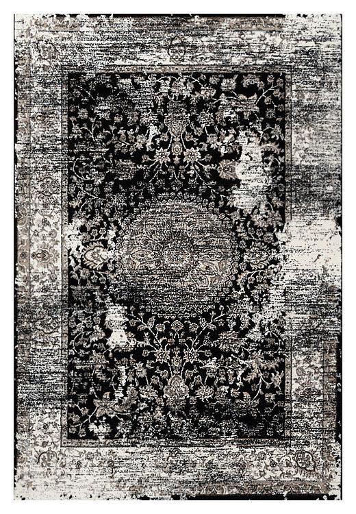 Herat 3464 traditional vintage Black rug