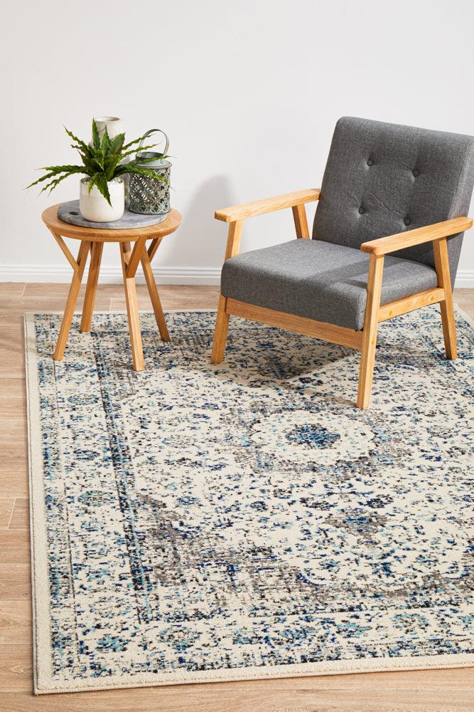 Esme Mist White Transitional Rug