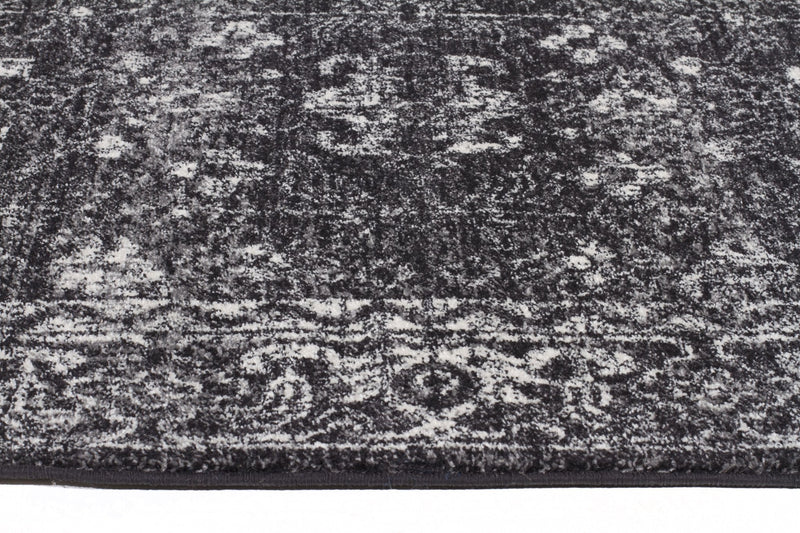 Esme Estella Charcoal Transitional Runner Rug