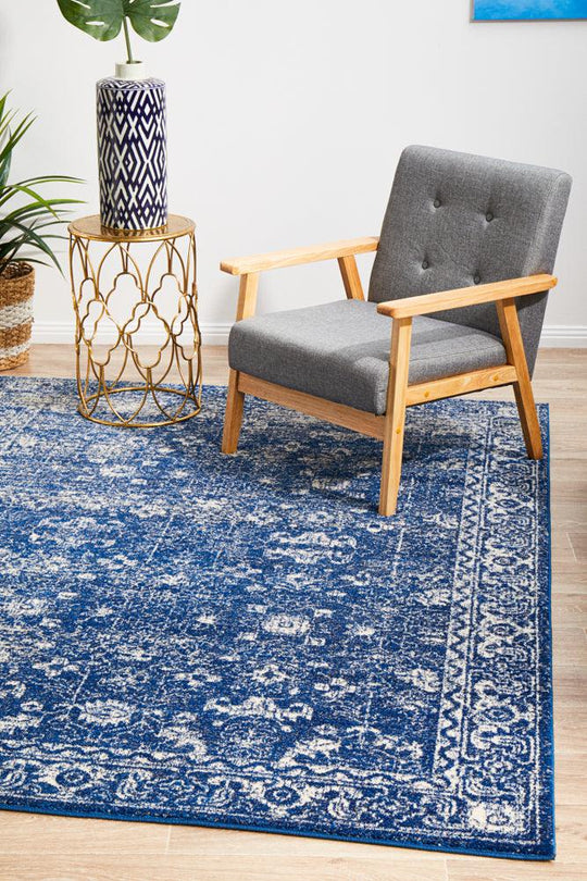 Esme Oasis Navy Transitional Rug
