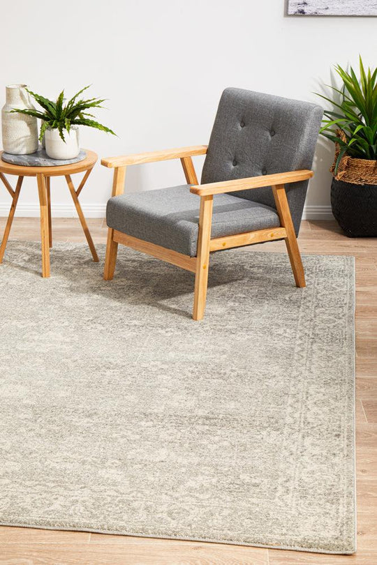 Esme Shine Silver Transitional Rug
