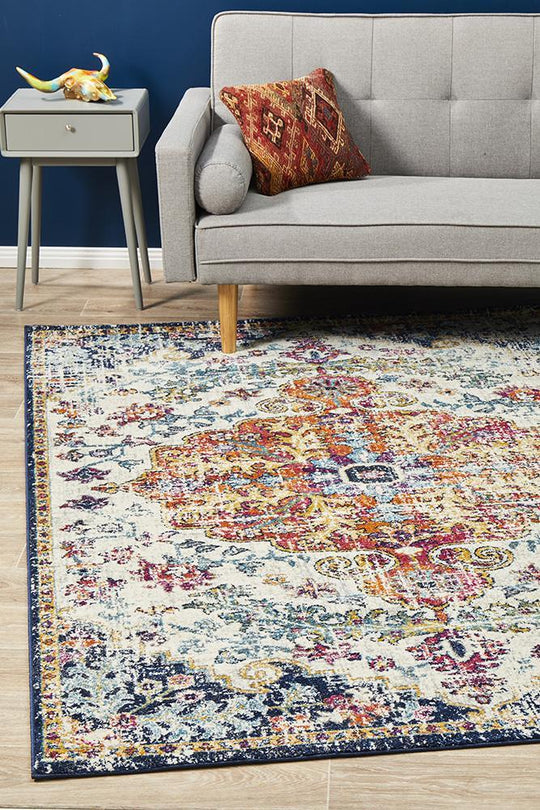 Esme Carnival White Transitional Rug