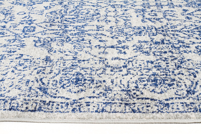 Esme Frost Blue Transitional Runner Rug