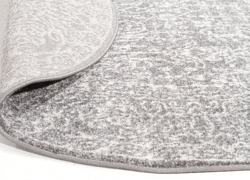 Esme Homage Grey Transitional Round Rug