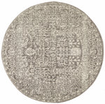 Esme Homage Grey Transitional Round Rug