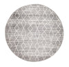 Esme Remy Silver Transitional Round Rug