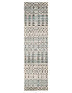 Esme Slate White Transitional Runner Rug