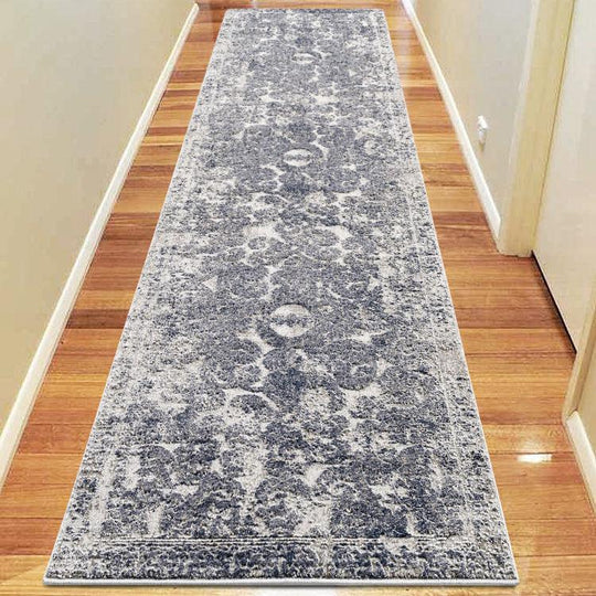 Kira 380 Navy Hallway Runner