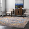 Rust Vintage look Heriz Rug