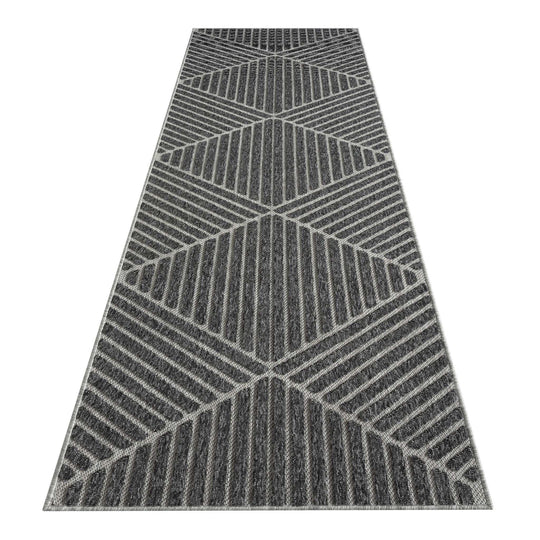 Hawaii 350 Grey OutDoor / InDoor Rug  Hallway Runner