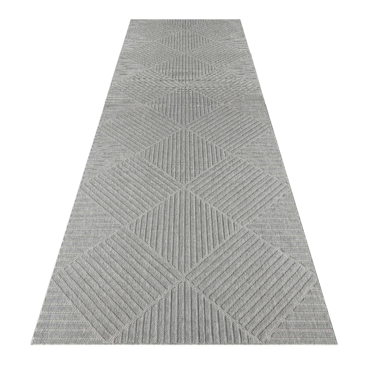 Hawaii 350 Lt Grey  OutDoor / InDoor Rug Hallway Runner