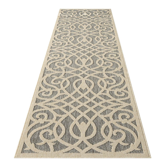 Hawaii 351 Grey OutDoor / InDoor Rug Hallway Runner