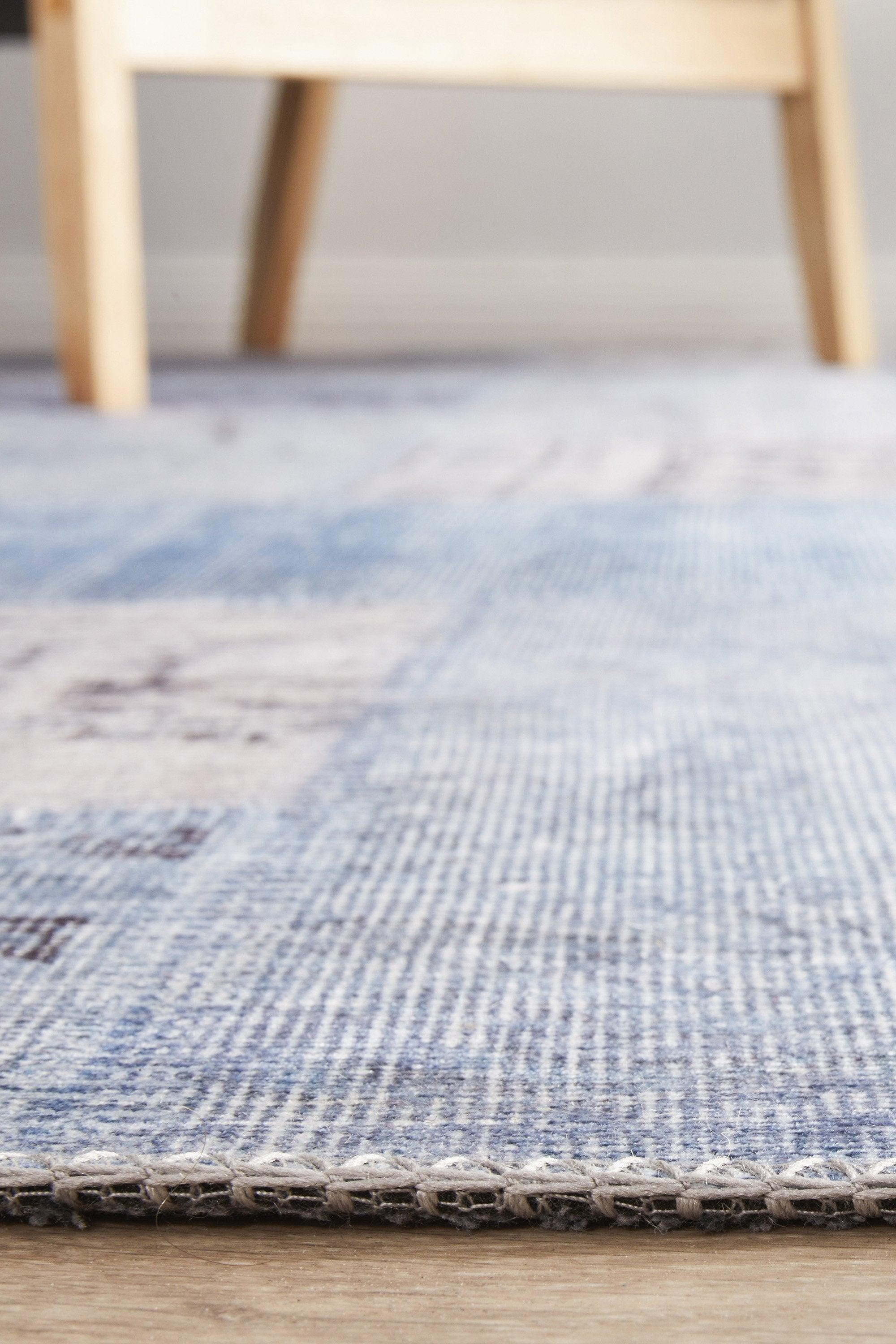 Demin Tear Rug Ethereal Denim Rug – Aladdin Rugs NZ