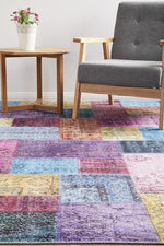 Ethereal  Multi Patchwork Rug