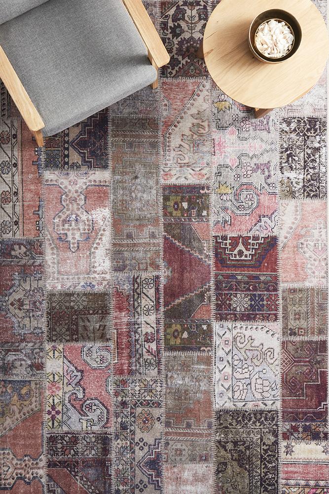 Ethereal  Earth Patchwork Rug