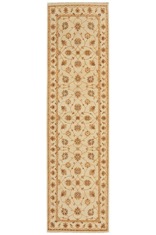 Indian Hand Knotted Chobi 10 - 293x80cm