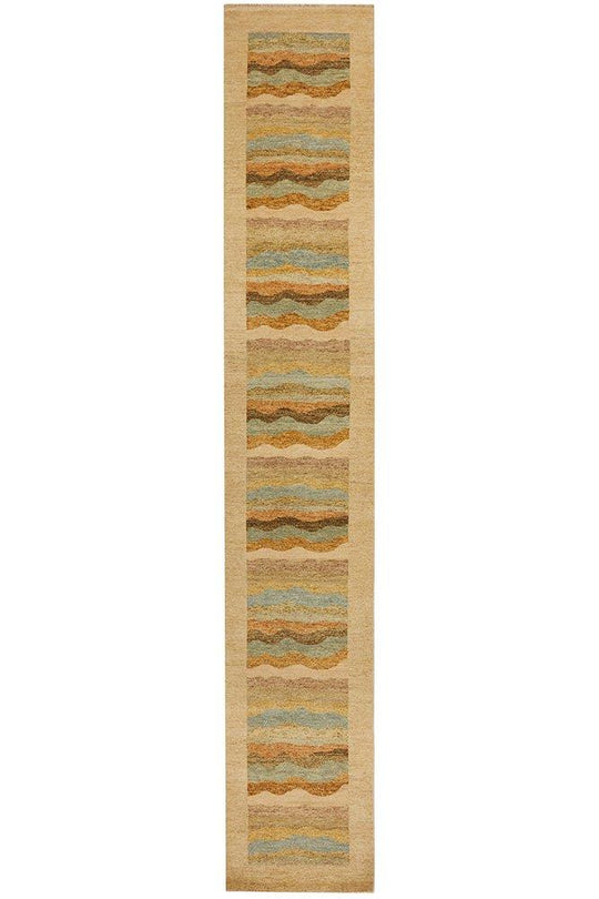 Indian Hand Knotted Chobi 15 - 443x73cm