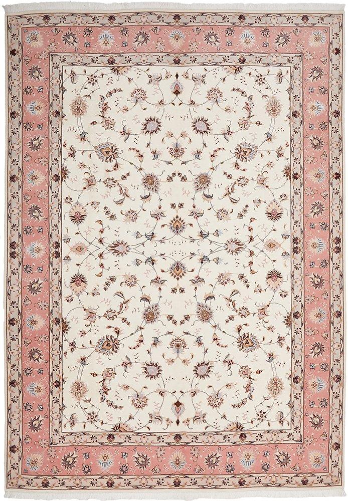 Persian Handmade Tabriz Raj Cream 215