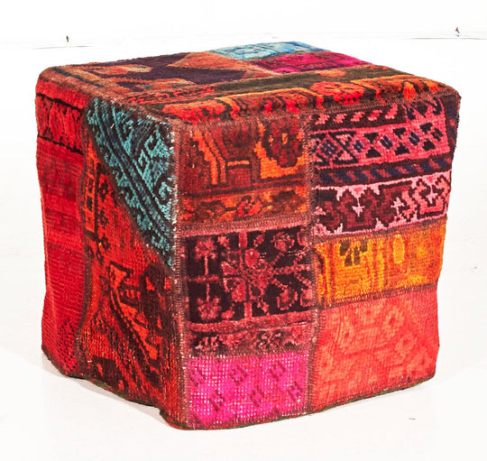 Persian Rug Ottoman -PatchWork