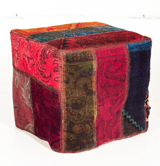 Persian Rug Ottoman -PatchWork
