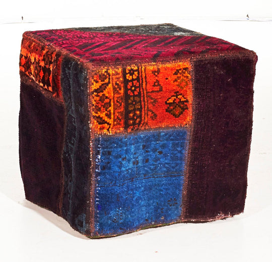 Persian Rug Ottoman -PatchWork