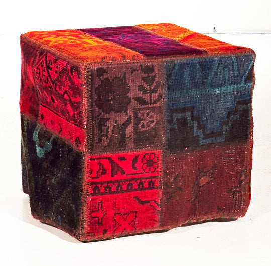 Persian Rug Ottoman -PatchWork