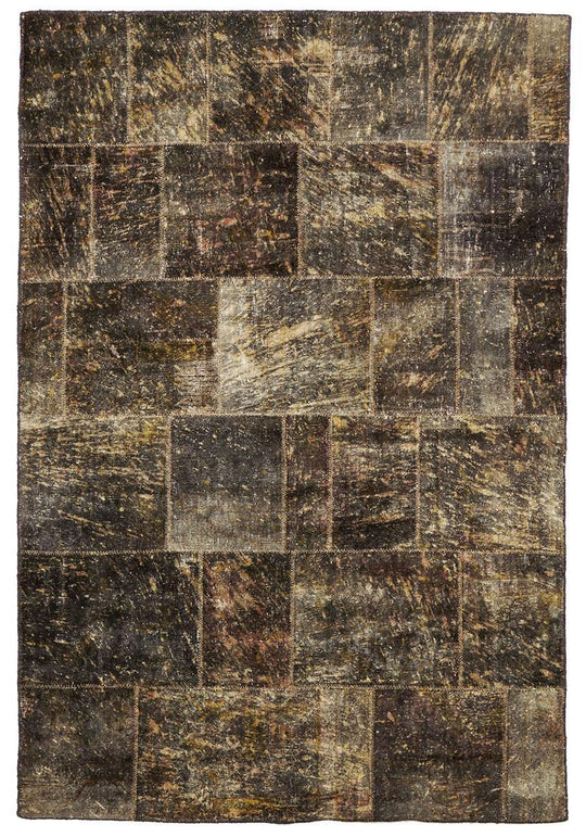 HANDMADE PERSIAN K PATCH WORK  ( Stone Wash )-245X166  CM