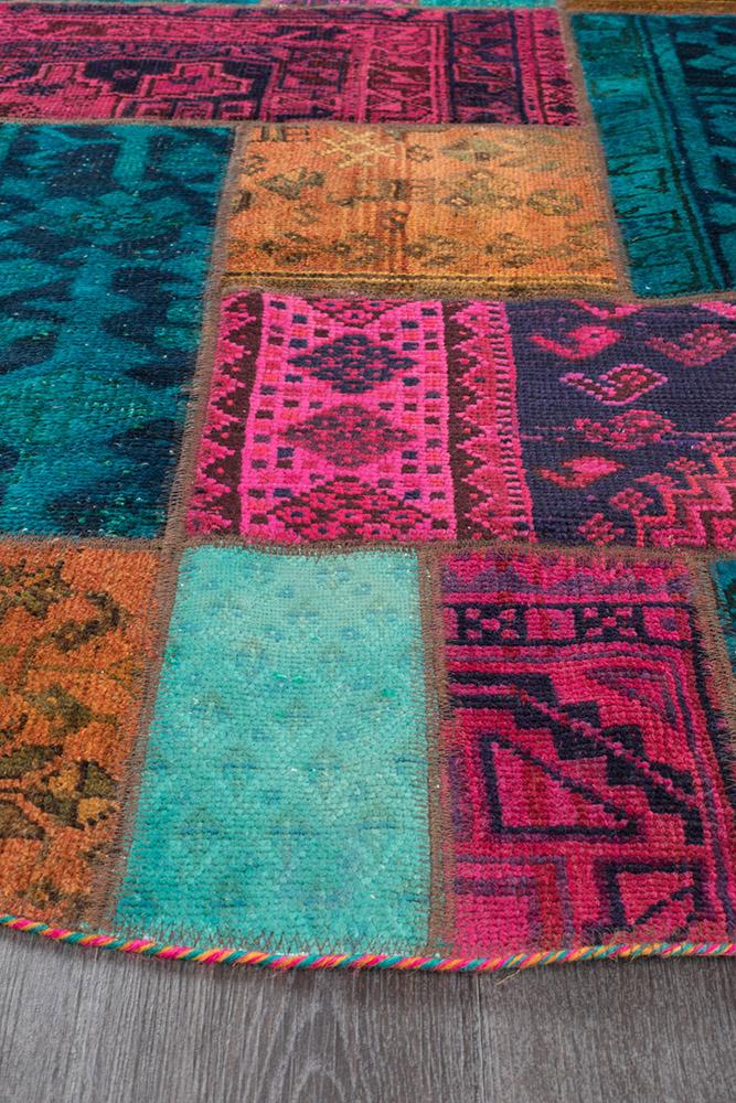 Persian Handnotted Patchwork - 150X150CM